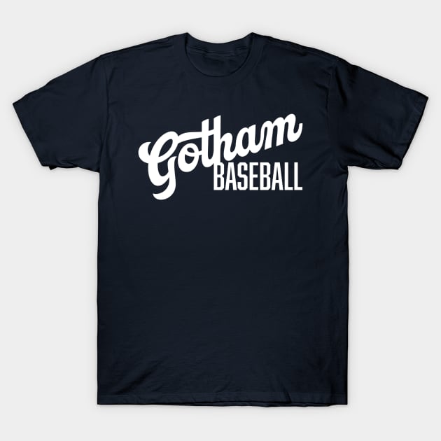 Gotham Baseball T-Shirt by Throwzack